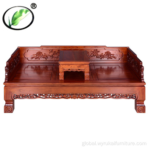 Long Narrow Bar Table Chinese style wood Arhat bed Wooden sofa bed Supplier